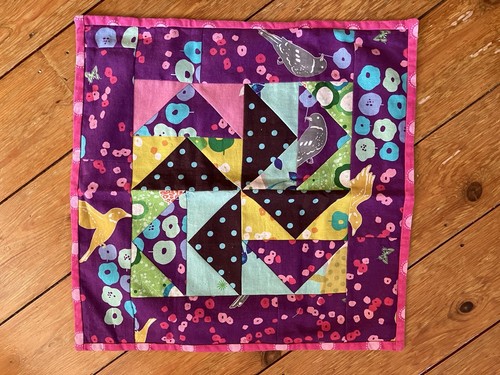 Patchwork cushion cover - patchwork, echino