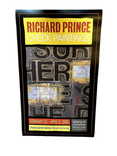 Richard prince check paintings - richard,