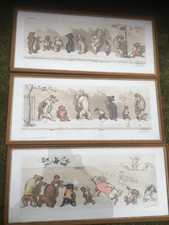 set of 3 signed Boris o klein prints