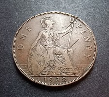 1932 One Penny - King George V