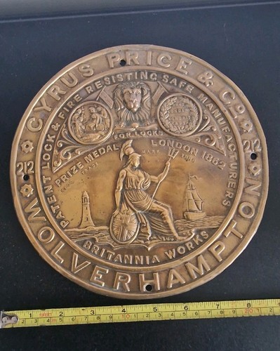 Antique safe plaque - safe,