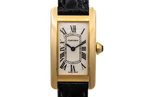Cartier tank americaine 19mm - cartier,