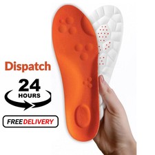 4D Memory Foam Orthotic Insoles for Heel & Plantar Fasciitis Pain