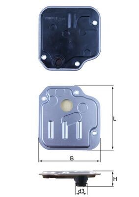 Mahle 244 hydraulic filter - hydraulic,