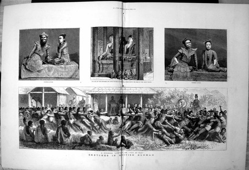 Old print sketches british - sketches,