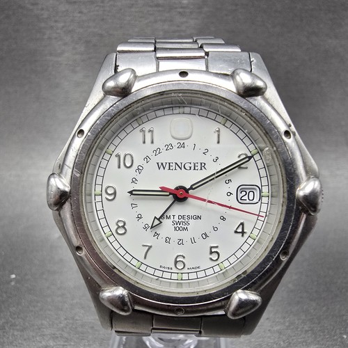 Wenger smt gmt watch - wenger, 39mm