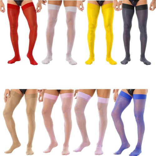 Mens sheer glossy silk - mens,