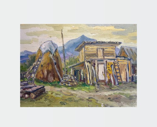 Oil painting carpathian - oil,
