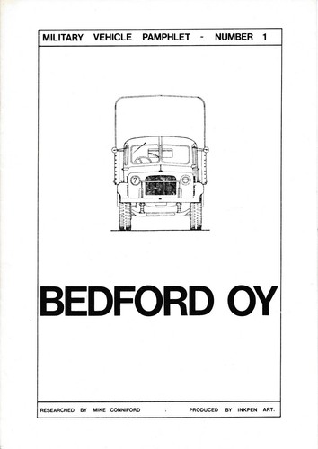 Military vehicle pamphlet - vehicle,