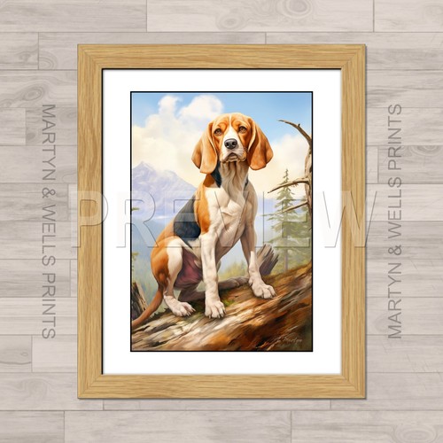 Beagle print martyn a4 - l, martyn.