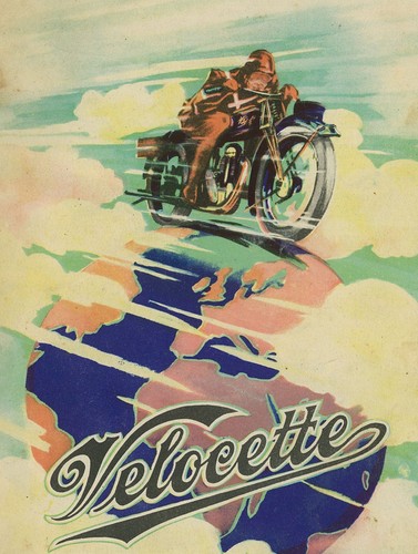 Velocette poster ktt kss - velocette,