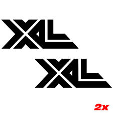 2x HONDA XL Sticker Decals
