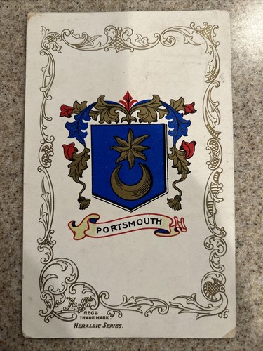 Vintage coat arms postcard - coat, of