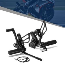 Rear Set Adjustable Rearsets Footpegs For Kawasaki ZX-6R NINJA 2009-2014 2013 12