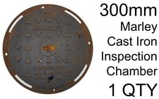 MARLEY UCL315 Cast Iron 300mm Inspection Access Chamber Cover & Frame Drain