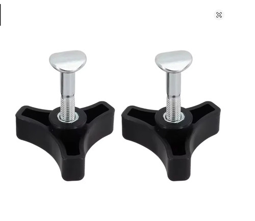 2pcs triangle handle knob nut - 2pcs,
