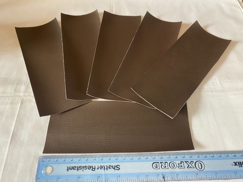 Pieces faux leather fabric - x6,
