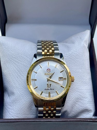 Rado golden horse silver - horse, dial