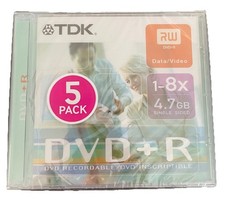 TDK DVD R 4 7GB For Data Video