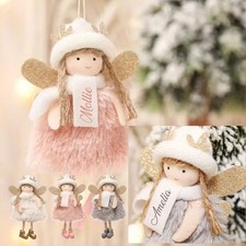 PERSONALISED Christmas Tree Decoration angel fairy custom printed