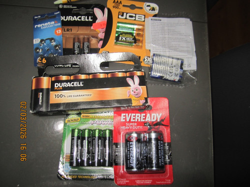 Job lot assorted - , batteries