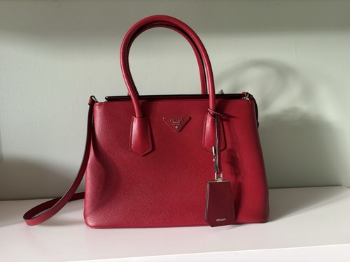 Prada fuoco saffiano leather - prada,