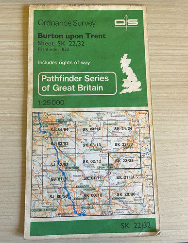 Ordnance survey pathfinder 852 - ordnance,