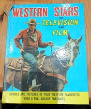 WESTERN STARS of TELEVISION and FILM Annual Vintage 1960s Hardvover Book