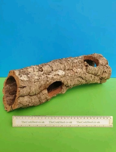 Cork bark hamster - bark, tube
