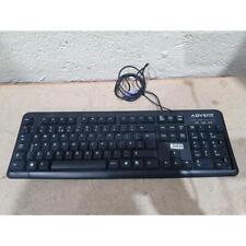 Advent SWT1200 Keyboard Black Wired PS/2 QWERTY (Standard) Compact for Desktop