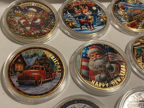 Christmas commemorative coins - christmas,