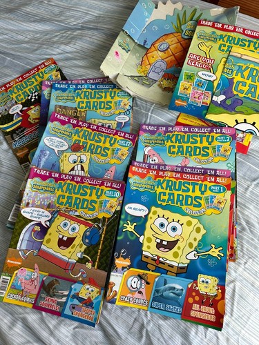 Krusty cards magazines - cards, weekly