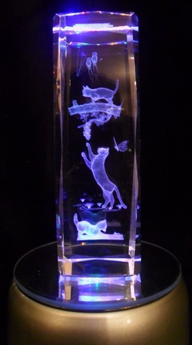 Crystal illuminating block - crystal,
