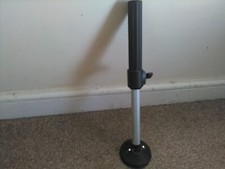 Used fishing seat box.RIVE D36 BLACK SHORT FOOTPLATE TELESCOPIC LEG