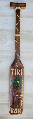 Wood carved tiki - tiki, god