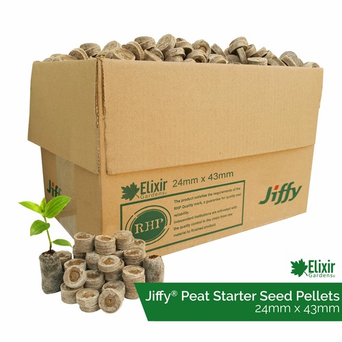 500 jiffy 24mm peat plug - jiffy,