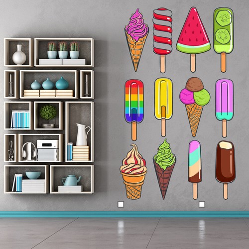 Ice cream lolly - ice,