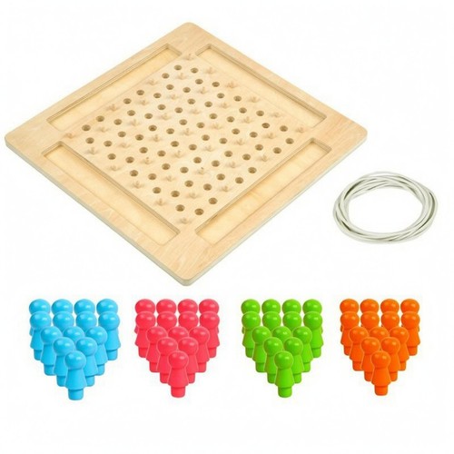 Triangular peg board elastic - peg,