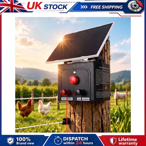 Solar electric fence energiser - solar,
