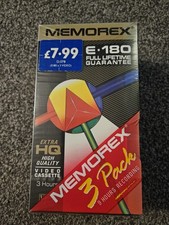 Memorex E-180 VHS Video Blank