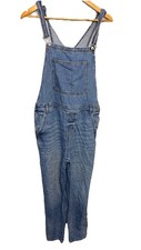 MNG Blue Denim Dungarees Size