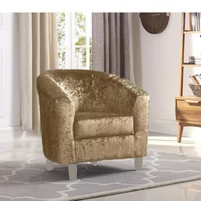Tub chair velvet armchair - velvet,
