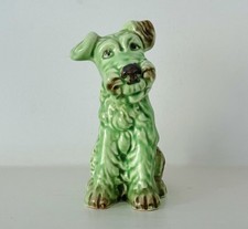 Sylvac Green Pottery Dog