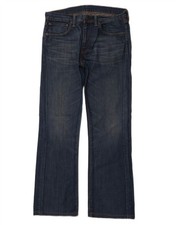 LEVI'S Mens 527 Bootcut Jeans W34 L32 Blue Cotton OQ26