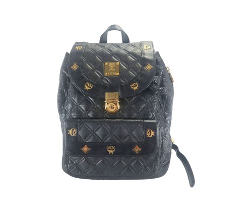 Mcm backpack leather bag - backpack,
