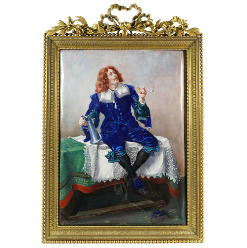 Antique french limoges enamel - limoges,