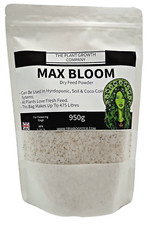 MAX-BLOOM 950g,  DRY PLANT FEED, FLOWERING STAGE, HYDRO, COCO, SOIL, BUD BOOSTER