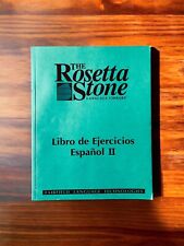 Rosetta Stone Workbook Spanish, Level 2 'LIBRO DE EJERCICIOS ESPANOL II' NEW