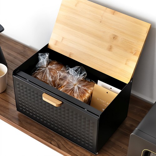 Kitchen bread bin with - bread,