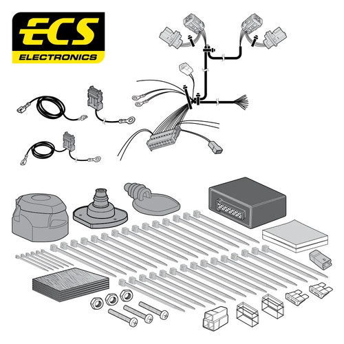 Towbar wiring kit - kit, kia
